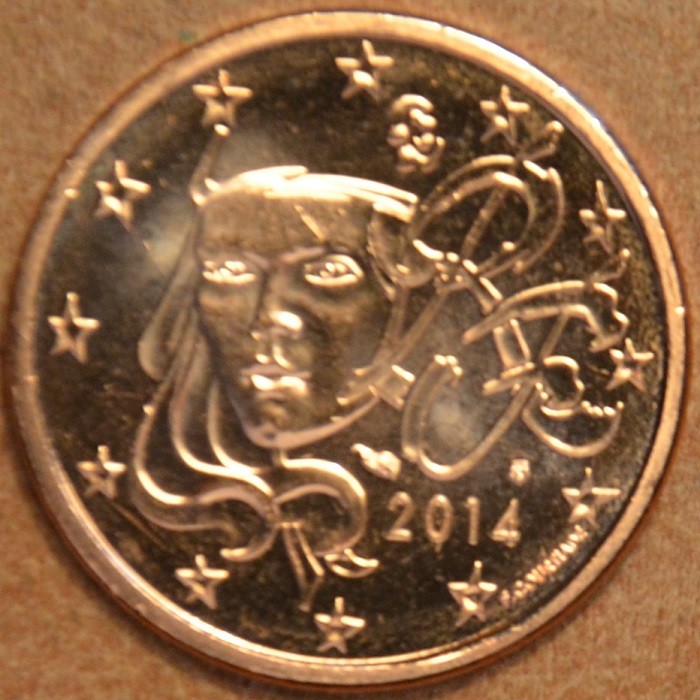 1 cent Francúzsko 2014 (UNC)
