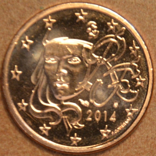 1 cent Francúzsko 2014 (UNC)