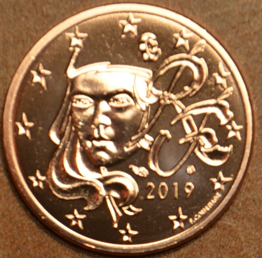1 cent Francúzsko 2019 (UNC)