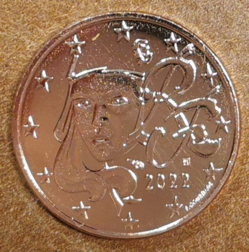 1 cent Francúzsko 2022 (UNC)