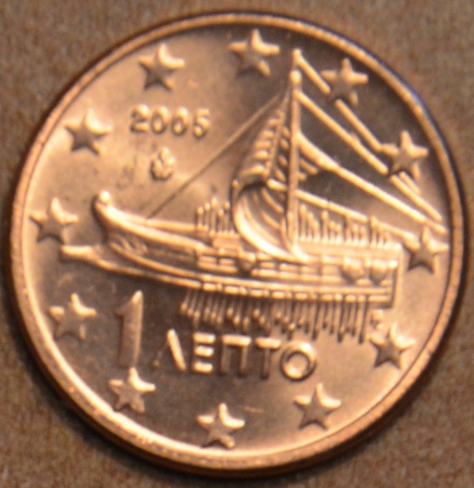 1 cent Grécko 2005 (UNC)