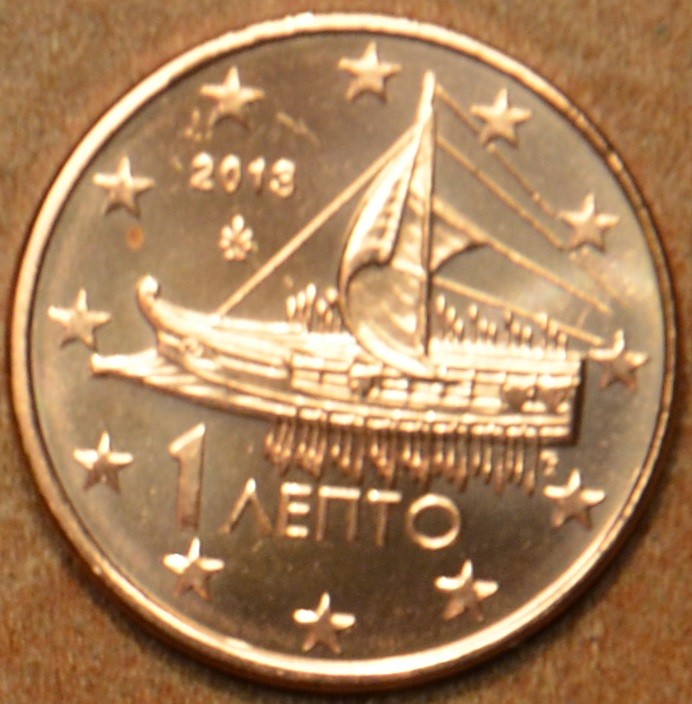 1 cent Grécko 2013 (UNC)