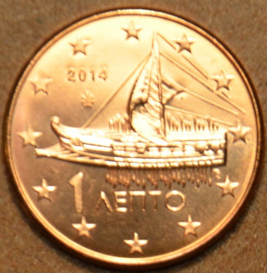 1 cent Grécko 2014 (UNC)