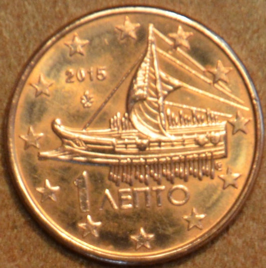 1 cent Grécko 2015 (UNC)