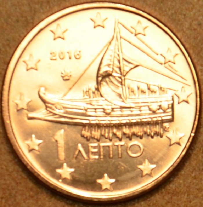 1 cent Grécko 2016 (UNC)