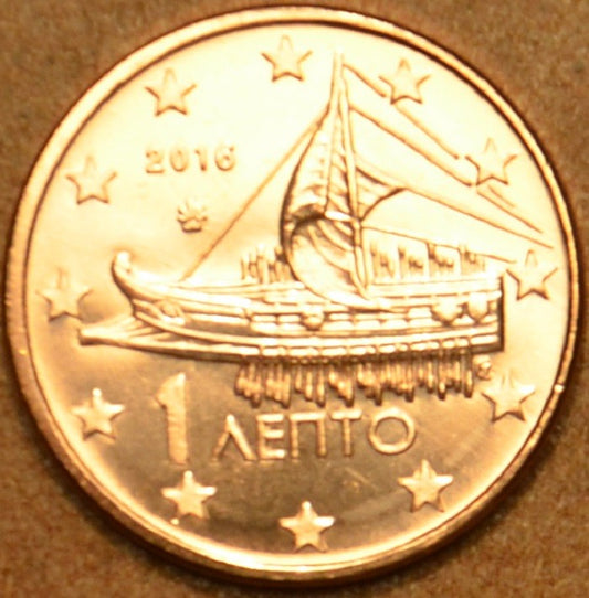1 cent Grécko 2016 (UNC)