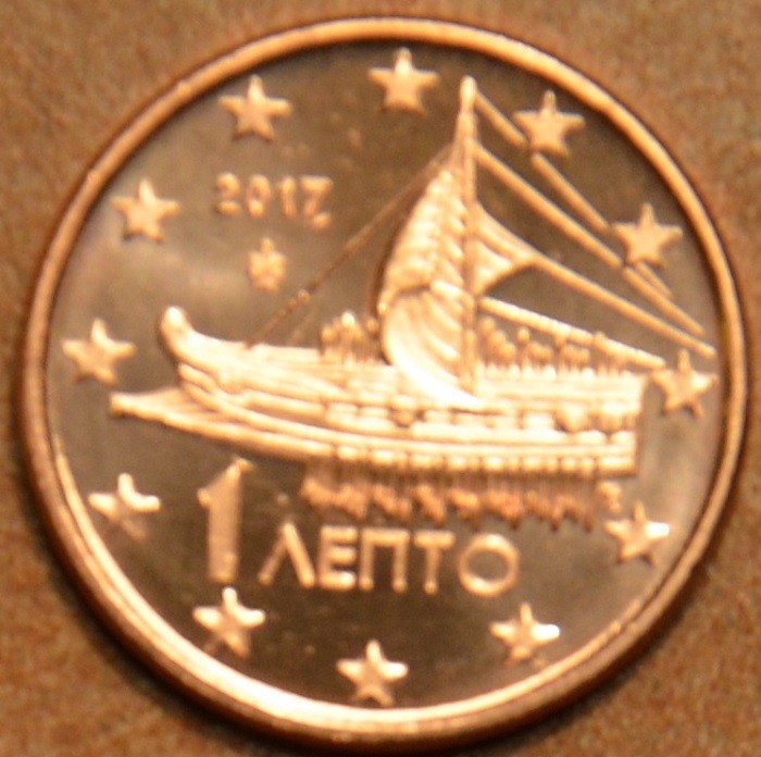 1 cent Grécko 2017 (UNC)