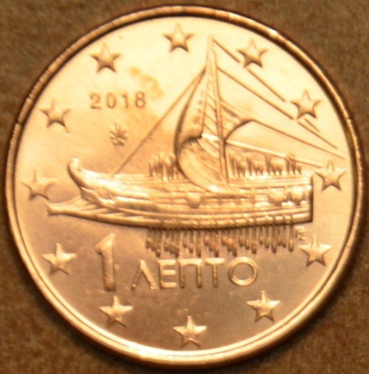 1 cent Grécko 2018 (UNC)