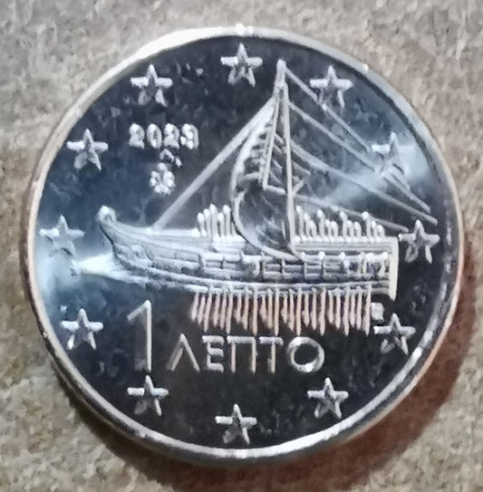 1 cent Grécko 2023 (UNC)