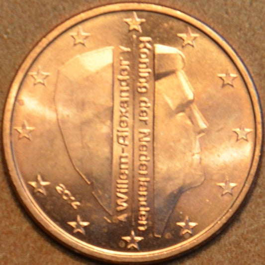 1 cent Holandsko 2014 - Kráľ Willem Alexander (UNC)