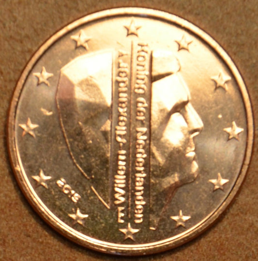 1 cent Holandsko 2019 - Kráľ Willem Alexander (UNC)