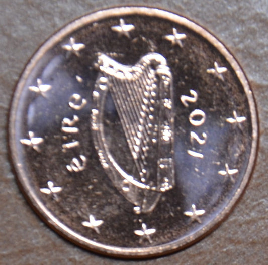 1 cent Írsko 2021 (UNC)