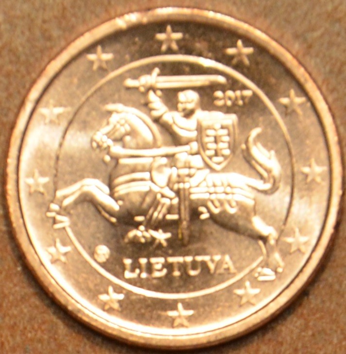 1 cent Litva 2017 (UNC)