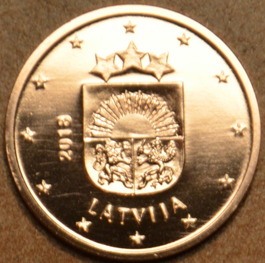 1 cent Lotyšsko 2018 (UNC)