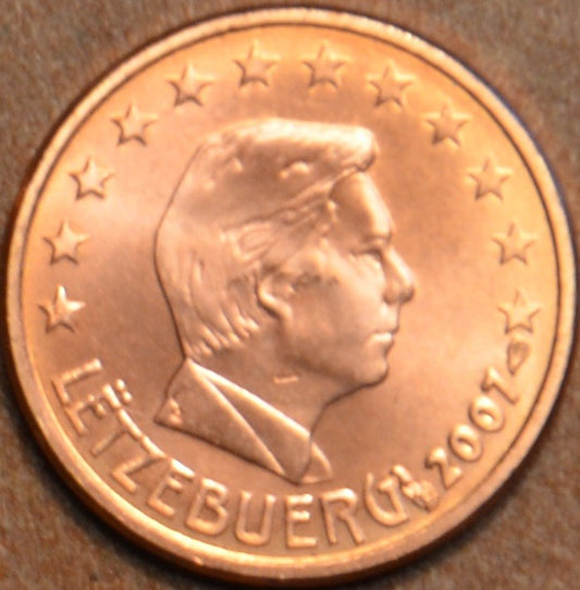 1 cent Luxembursko 2007 (UNC)