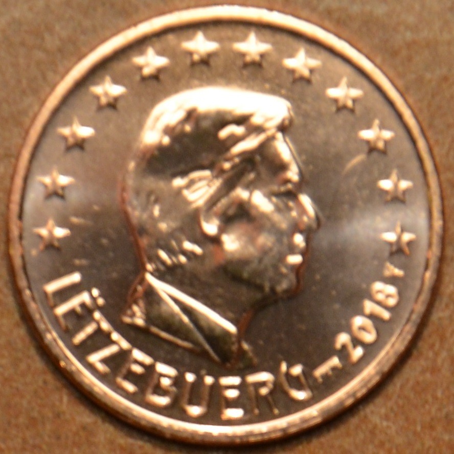1 cent Luxembursko 2018 nová značka (UNC)