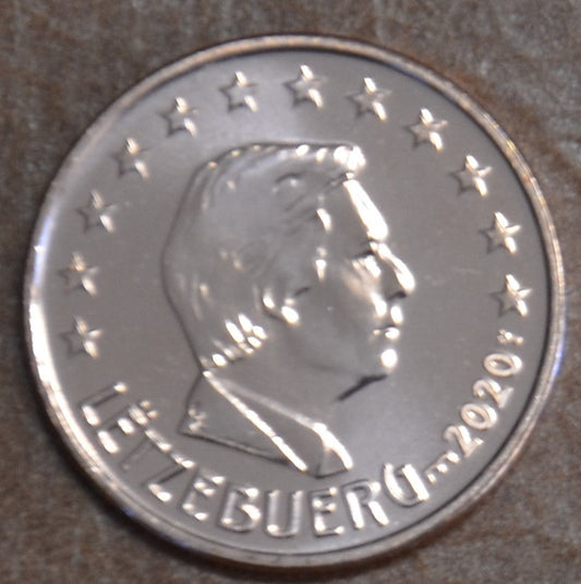 1 cent Luxembursko 2020 so značkou "most" (UNC)