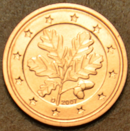 1 cent Nemecko 2007 "D" (UNC)