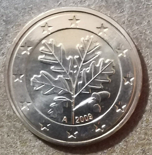 1 cent Nemecko 2009 "A" (UNC)