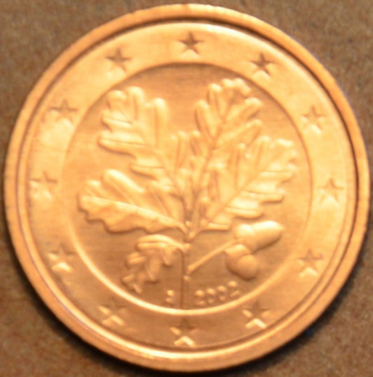 1 cent Nemecko 2002 "G" (UNC)