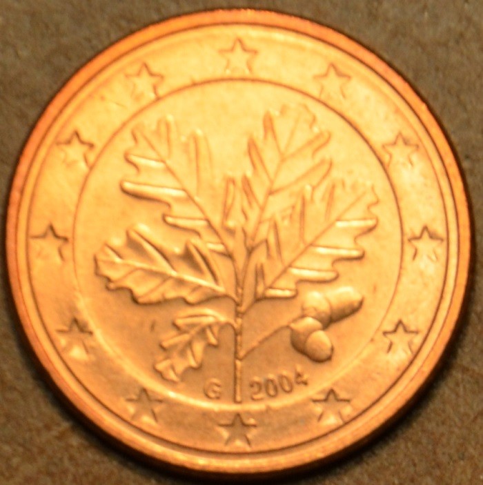 1 cent Nemecko 2004 "G" (UNC)