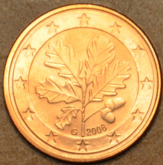1 cent Nemecko 2008 "G" (UNC)