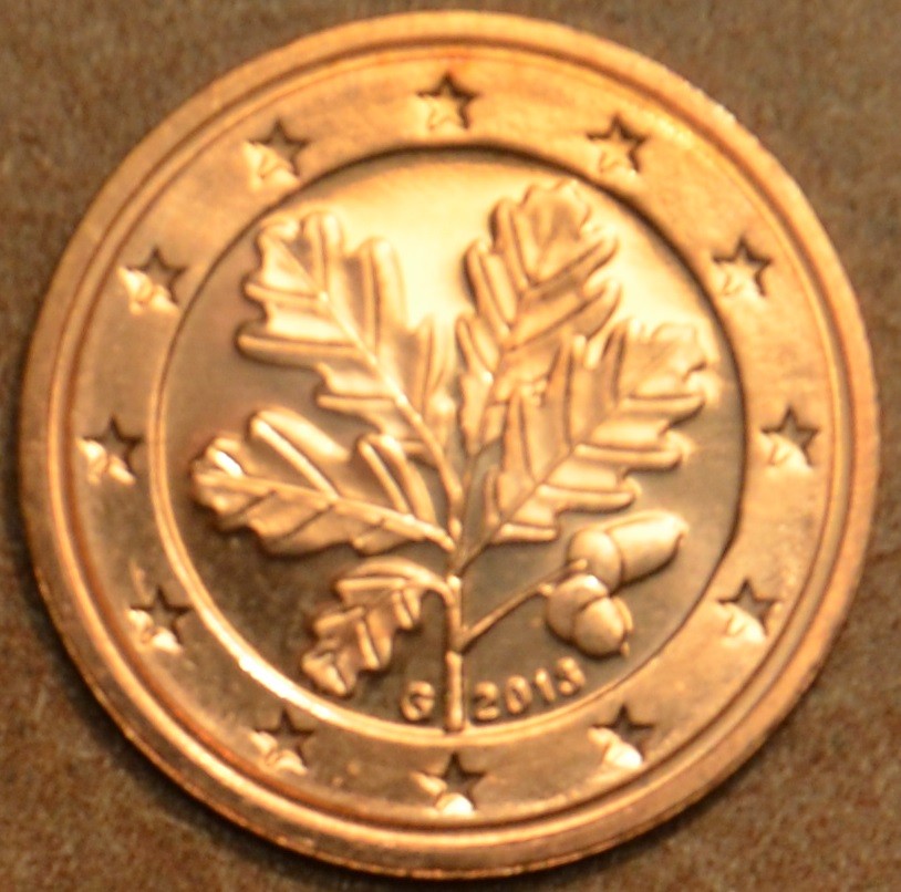 1 cent Nemecko 2013 "G" (UNC)