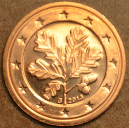 1 cent Nemecko 2013 "G" (UNC)