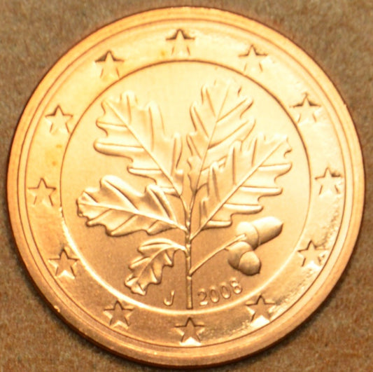 1 cent Nemecko 2008 "J" (UNC)
