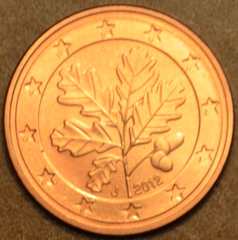 1 cent Nemecko 2012 "J" (UNC)