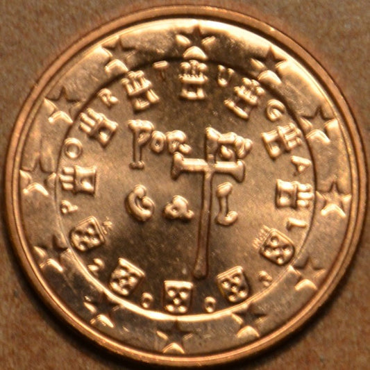 1 cent Portugalsko 2003 (UNC)