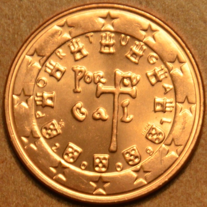 1 cent Portugalsko 2009 (UNC)