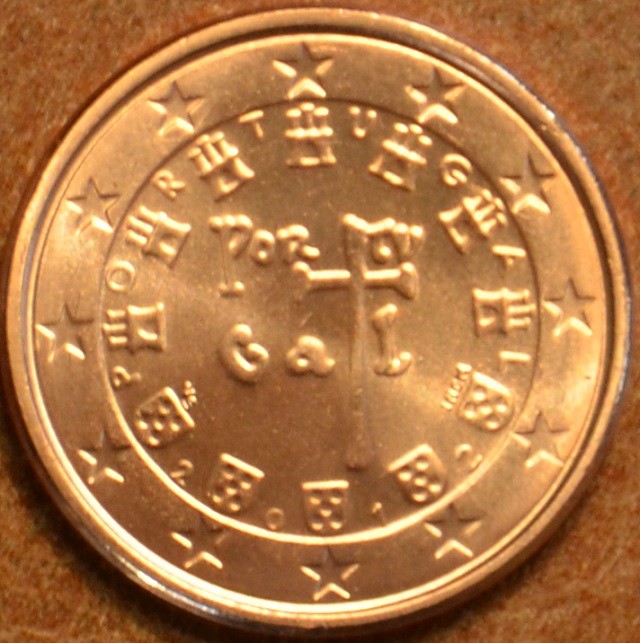 1 cent Portugalsko 2012 (UNC)