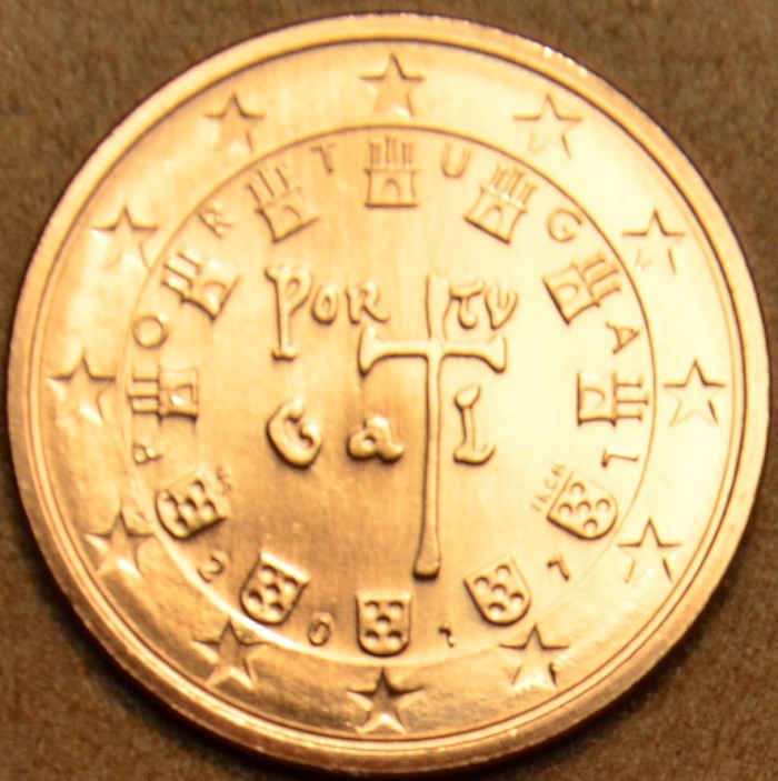 1 cent Portugalsko 2017 (UNC)