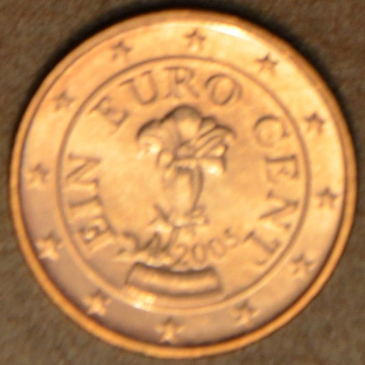 1 cent Rakúsko 2005 (UNC)