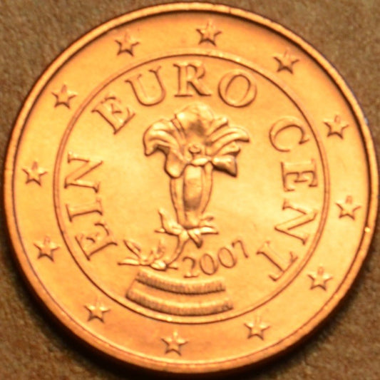 1 cent Rakúsko 2007 (UNC)