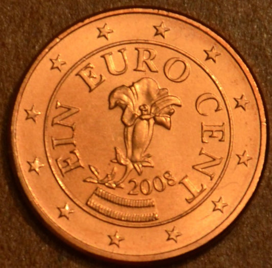 1 cent Rakúsko 2008 (UNC)