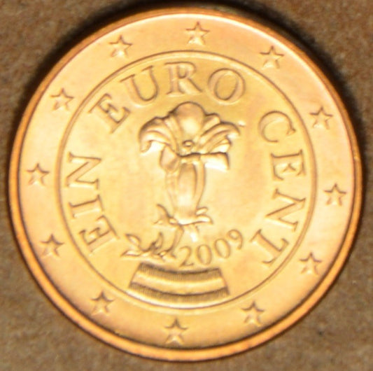 1 cent Rakúsko 2009 (UNC)