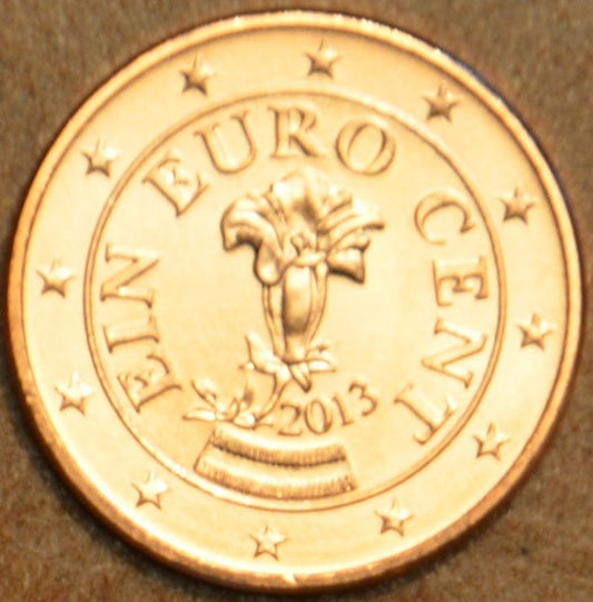 1 cent Rakúsko 2013 (UNC)
