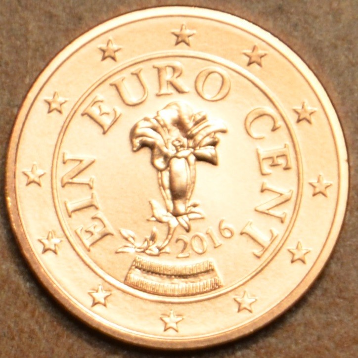 1 cent Rakúsko 2016 (UNC)