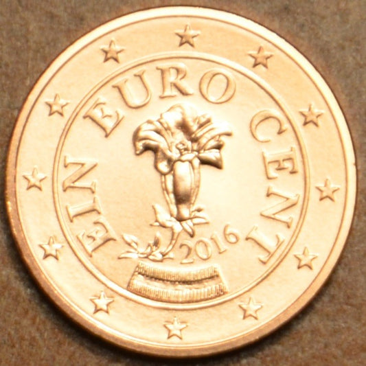 1 cent Rakúsko 2016 (UNC)