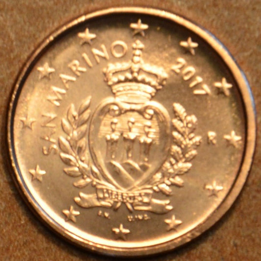 1 cent San Marino 2017 - Nový design (UNC)