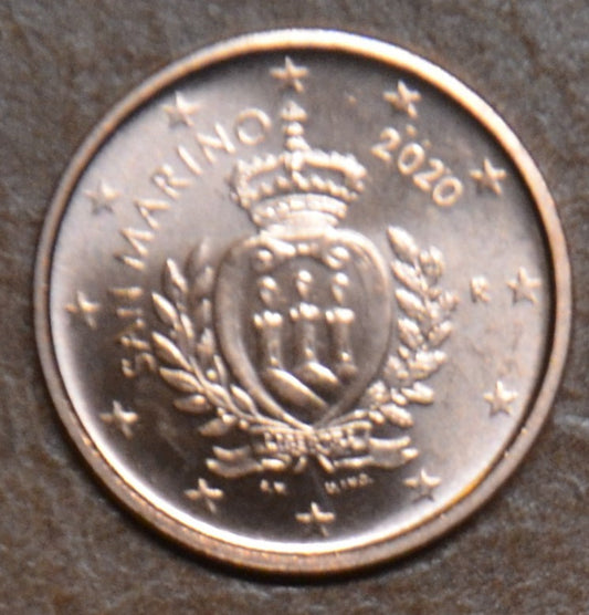 1 cent San Marino 2020 - Nový design (UNC)