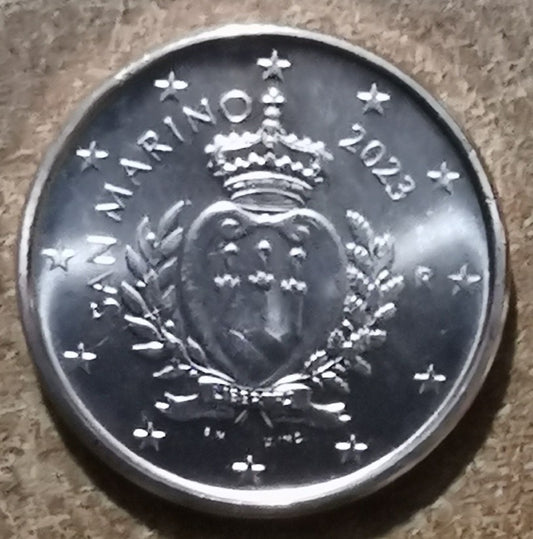 1 cent San Marino 2023 - Nový design (UNC)