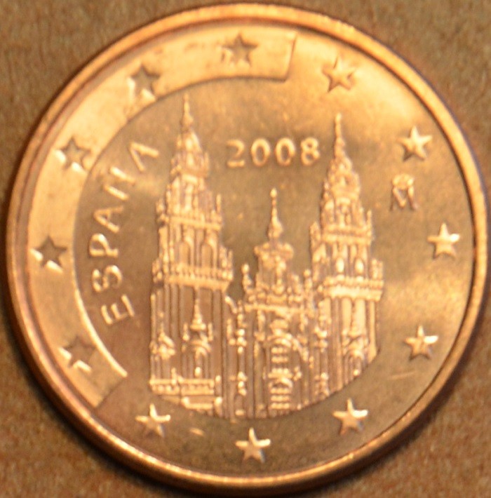 1 cent Španielsko 2008 (UNC)