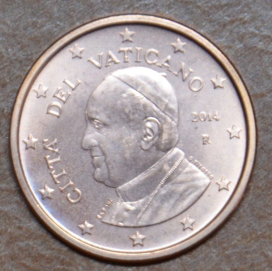 1 cent Vatikán 2014 František (BU)