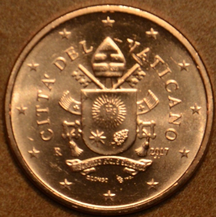 1 cent Vatikán 2017 (BU)