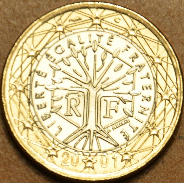 1 Euro Francúzsko 2001 (UNC)
