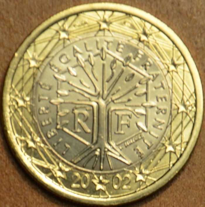 1 Euro Francúzsko 2002 (UNC)