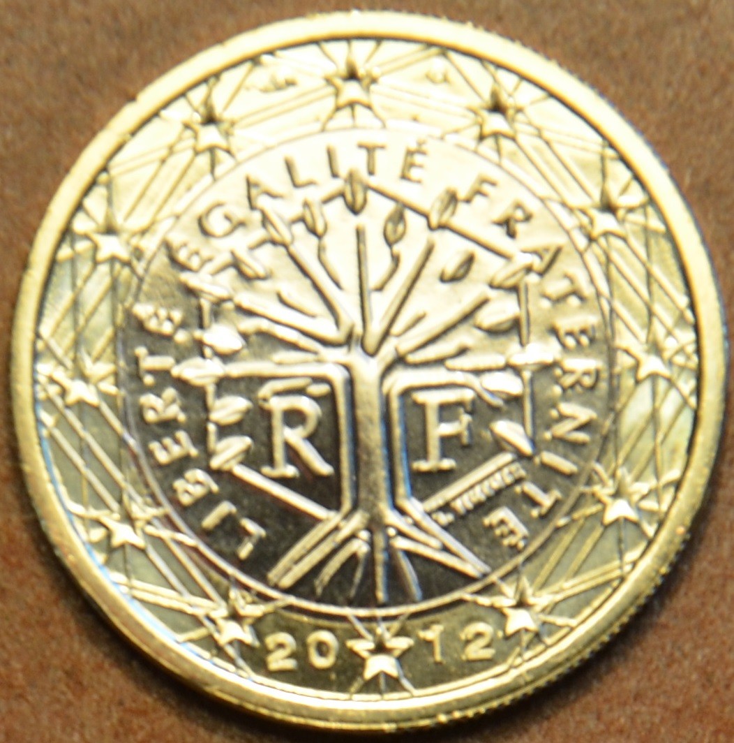 1 Euro Francúzsko 2012 (UNC)